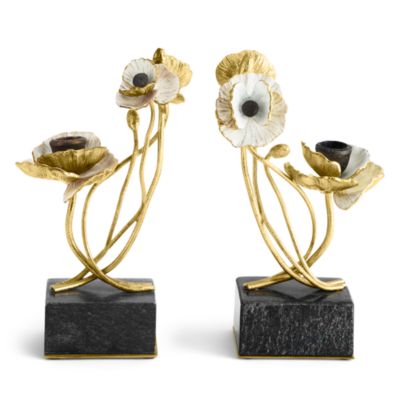 Michael Aram - Anemone Candleholders, Set of 2