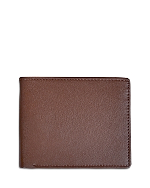 Shop Royce New York Leather Rfid-blocking 100 Step Wallet In Brown/orange