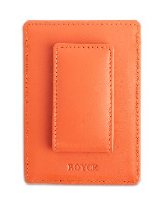 Leather Magnetic Money Clip Wallet