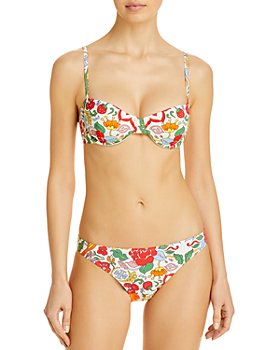 Tory Burch - Printed Underwire Bikini Top & Printed Bikini Bottom