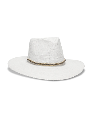 Physician Endorsed Nikki Straw Beach Monte Carlo Hat In White