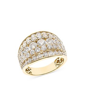 Details about   Lady Women's Yellow Gold Plated Cocktail Ring 21 Clear CZ's Size 8.5 New