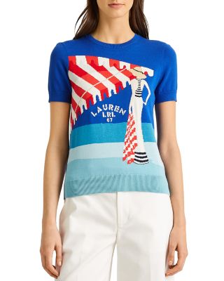 Ralph Lauren Crewneck Intarsia Short 