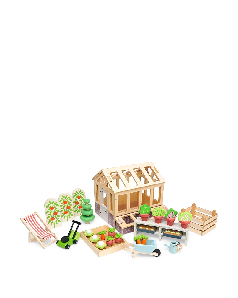 Tender Leaf Toys Greenhouse and Garden Dollhouse Extension - Ages 3+