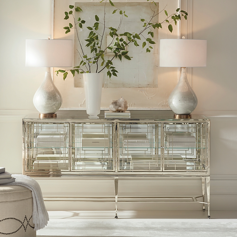 Caracole Worth Its Weight In Gold Sideboard In Whisper Of Gold