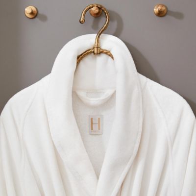 Shawl Collar Bathrobe with Piping
