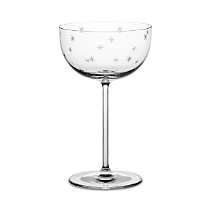 Shop Richard Brendon Cocktail Collection Star Cut Coupe Glass, Set Of 2