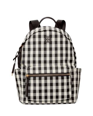 tory burch piper gingham backpack