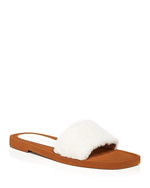 Stuart Weitzman Women's Cammy Slide Sandals In Natural