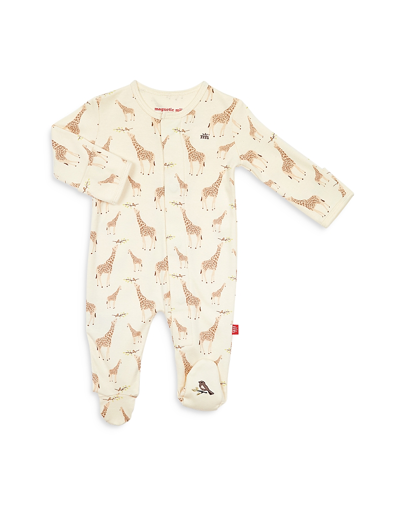 Magnetic Me Unisex Cotton Giraffe Footie - Baby
