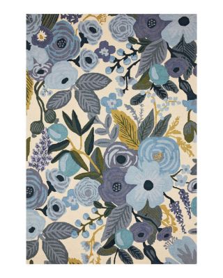 Rifle Paper Co. Joie Joi-01 Area Rug, 5' x 7'6