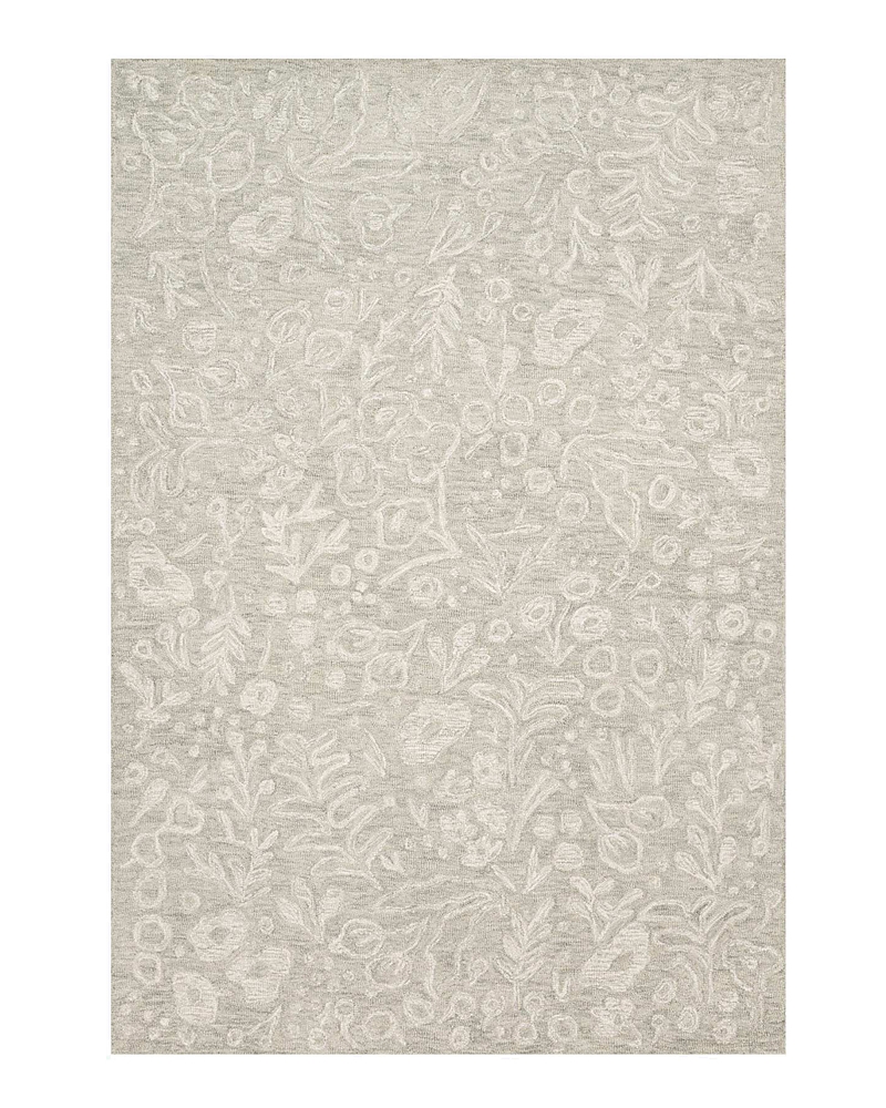 Rifle Paper Co . Tapestry Tap-01 Area Rug, 2'3 X 3'9 In Slate