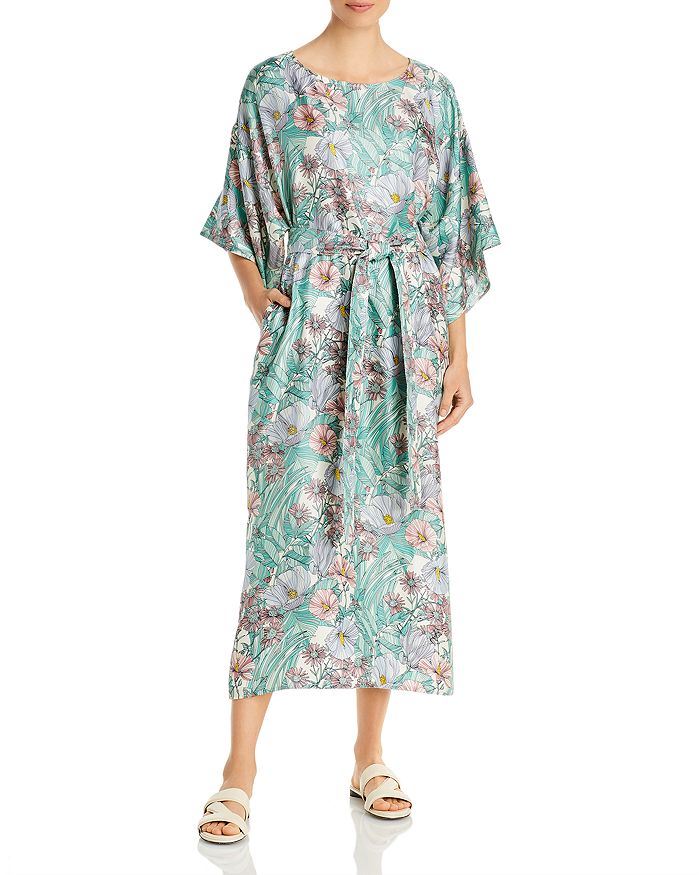 Tory Burch Robinson Printed Silk Dress | Bloomingdale's