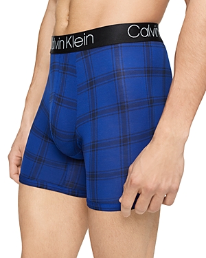 Calvin Klein Ultrasoft Stretch Modal Boxer Briefs In Rocky Blue