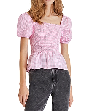FRENCH CONNECTION ARTINA GINGHAM TOP,72QNO