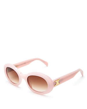 Celine Women's Round Sunglasses, 52mm In Pink/brown