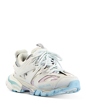 Balenciaga Women's Track Low Top Sneakers In Cream/pastel