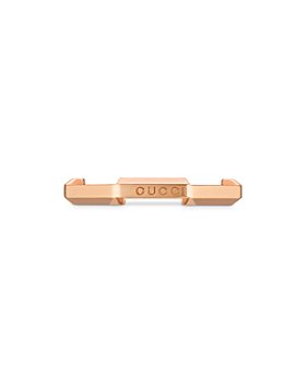 Gucci - 18K Rose Gold Link To Love Ring