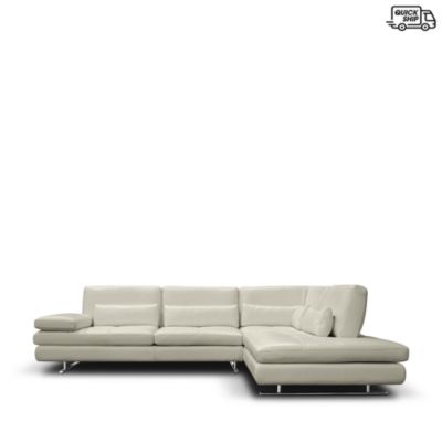 Serena 2-Piece Leather Sectional