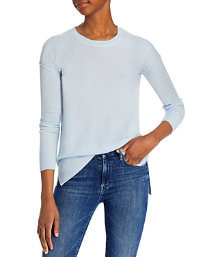 Aqua Cashmere High Low Cashmere Sweater - 100% Exclusive In Skylight