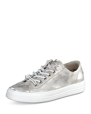 Paul Green Hadley Platform Sneaker In Silver