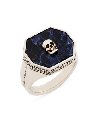 Alexander McQueen ◆ Skull Logo Signet Ring McQueen Men's Skull Logo Signet Ring | Neiman Marcus