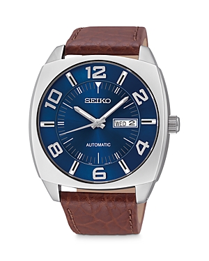 Seiko Watch Recraft Automatic Watch, 43.5mm X 43.5mm In Silver