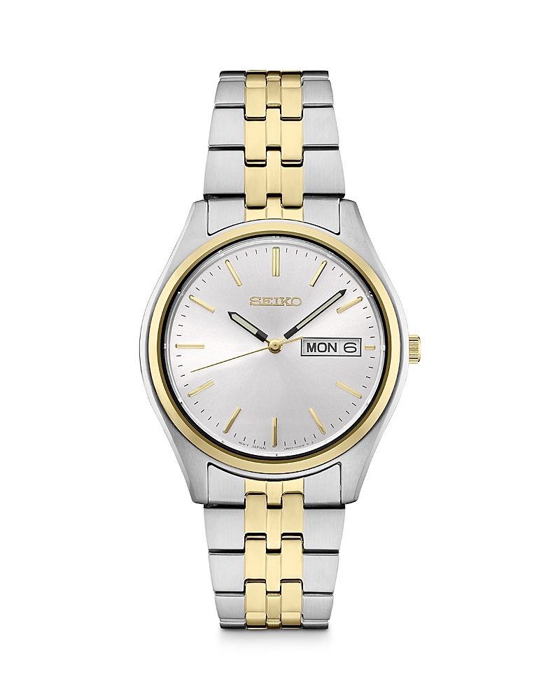Seiko Watch Essentials Watch, 36.9mm In Silver