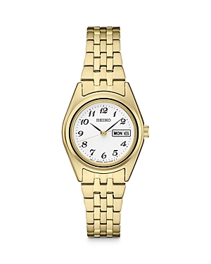 Seiko Watch Essentials Watch, 25.5mm In Gold