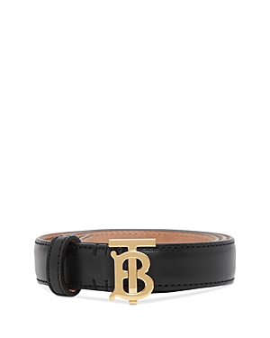 Burberry Monogram Motif Leather Belt