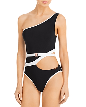ALEXANDRA MIRO TATIANA ASYMMETRIC ONE PIECE SWIMSUIT,80064207TATIANA