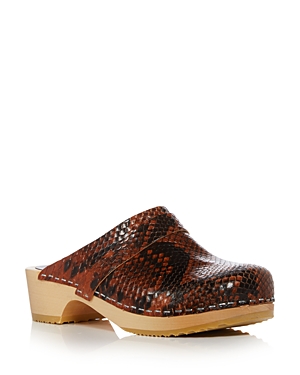 SWEDISH HASBEENS WOMEN'S SWEDISH HUSBAND SLIP ON CLOGS,745