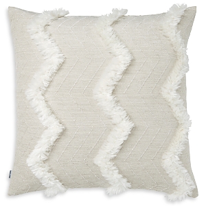 Mode Living Terra Texture Throw Pillow, 22 X 22 In Beige/white