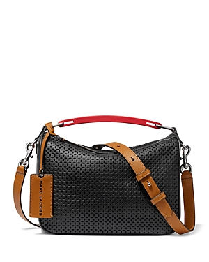 Marc Jacobs The Soft Box 23 Perforated Leather Shoulder Bag