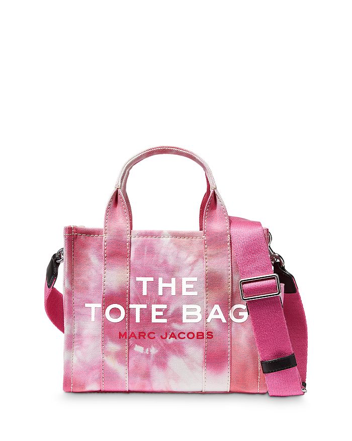 The Marc Jacobs Mini Traveler Canvas Tote In Pink Multi