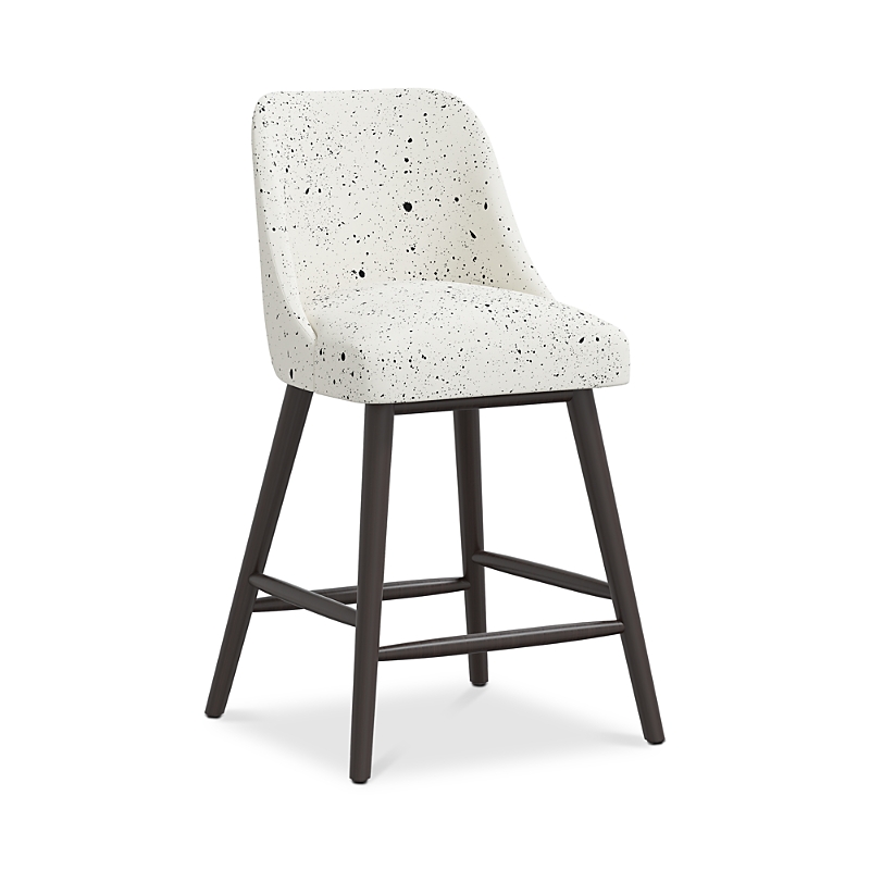 Sparrow & Wren Anita Counter Stool In Splatter Ink