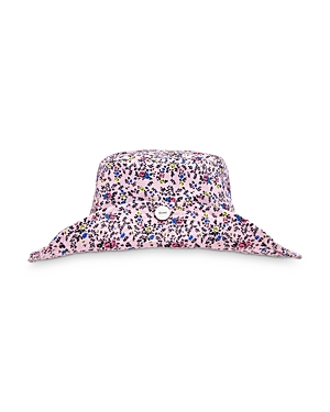 GANNI RECYCLED FLORAL BUCKET HAT,A3515