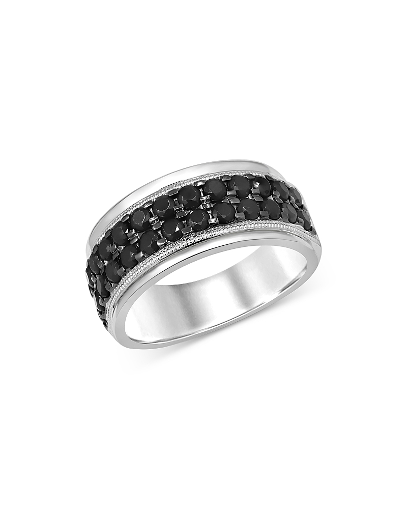 Bloomingdale's Men's Black Diamond Band In 14k White Gold, 2.0 Ct. T. W. - Exclusive