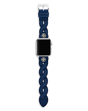Tory Burch Apple Watch Cammello Strap In Blue