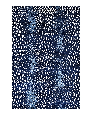 TIMELESS RUG DESIGNS LOUIS S3253 AREA RUG, 5' X 8',S3253-05000800-NAVY