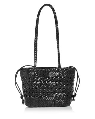 woven leather handbag designer