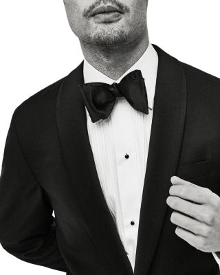 Contemporary Fit Pleated Bib Tuxedo Shirt