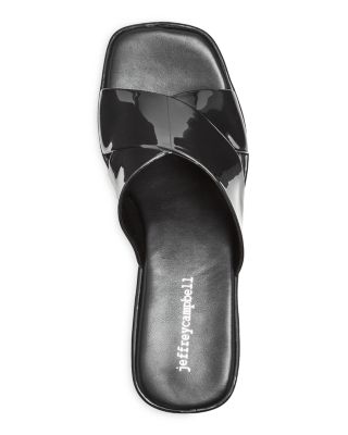 Women's Bubblegum Jelly Platform High Heel Slide Sandals