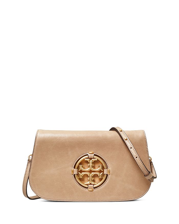 Tory Burch Miller Leather Clutch | Bloomingdale's