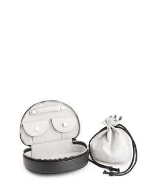 Compact Leather Jewelry Case