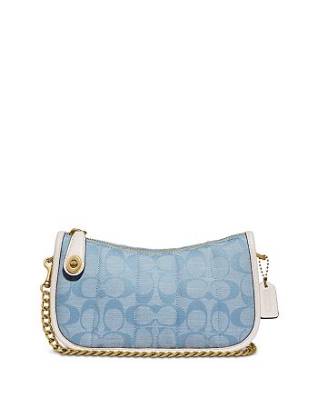 COACH Swinger 20 Quilted Chambray Clutch | Bloomingdale's
