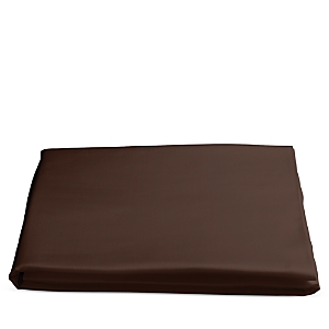 Matouk Nocturne Fitted Sheet, Queen In Chocolate