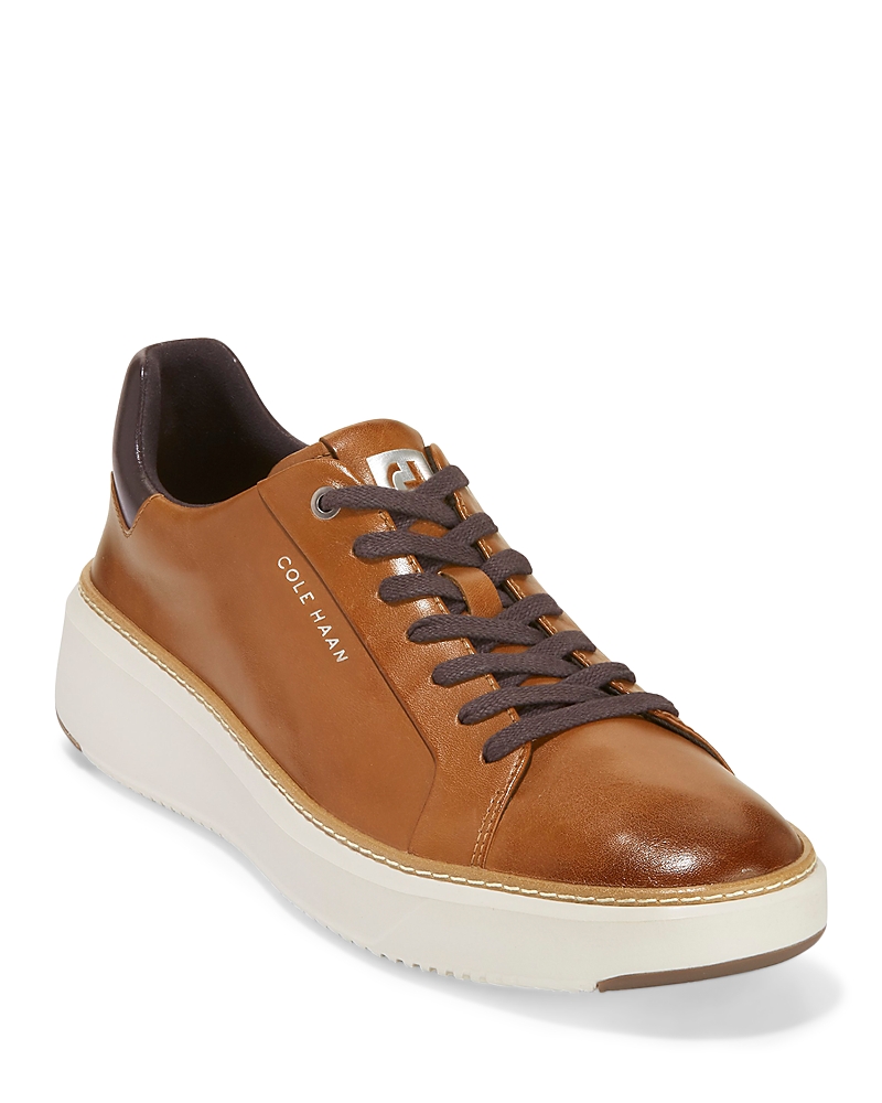 Cole Haan Grandpro Topspin Low Top Sneakers In Ch British Tan