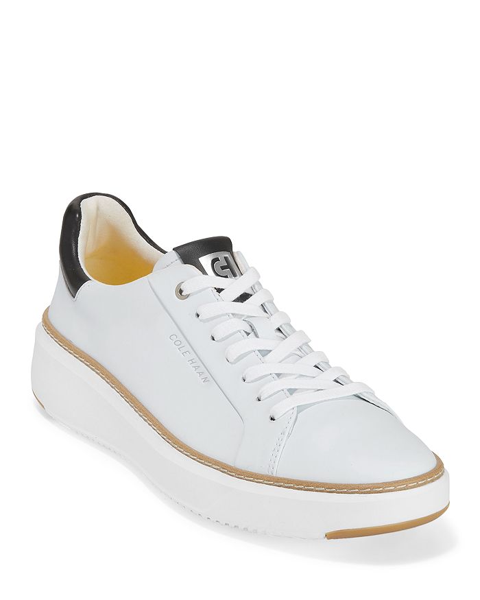 Shop Cole Haan Grandpro Topspin Low Top Sneakers In Optic White