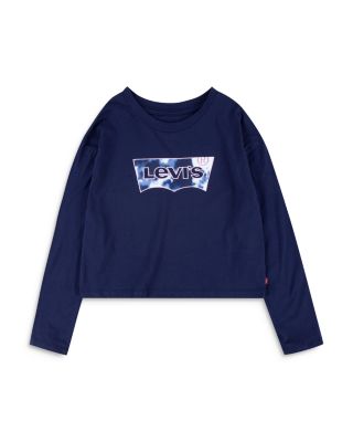 Levi's - Girls' Cropped Logo Tee - Big Kid